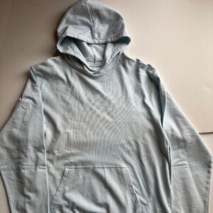 Onia Cotton Jersey Oversize Hoodie - Sky Blue - XXL
